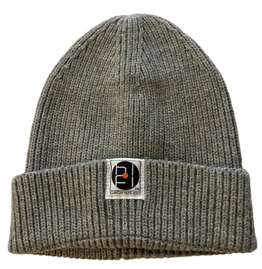 Stay Warm. Stay Spinning. Be Happy – Grey Beanie