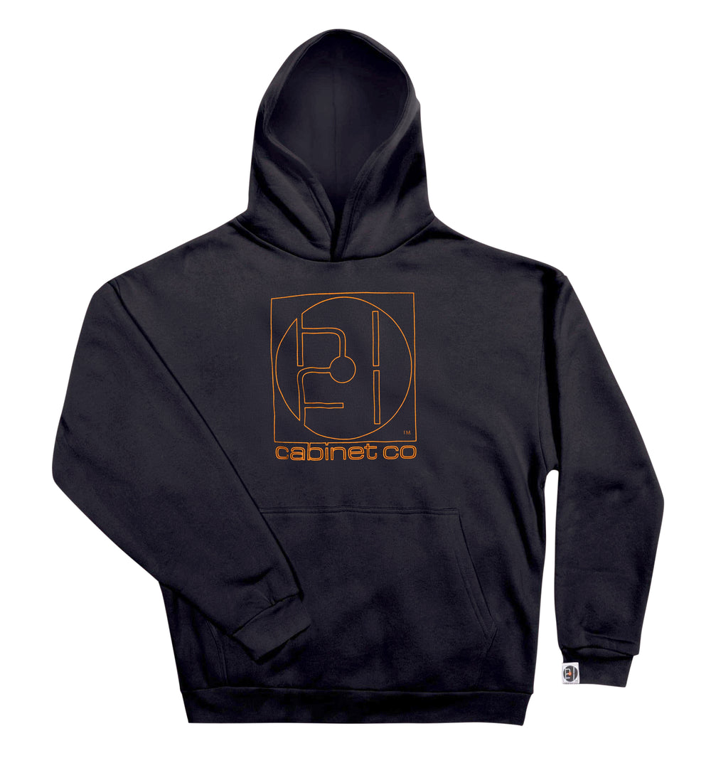 Logo Outline 100% Organic Cotton Fleece Hoodie