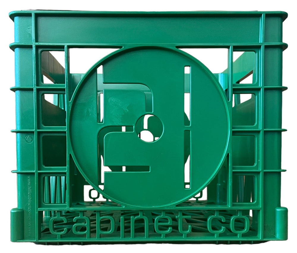 hifi cabinet co - Vinyl Record Storage Crate - Day Green