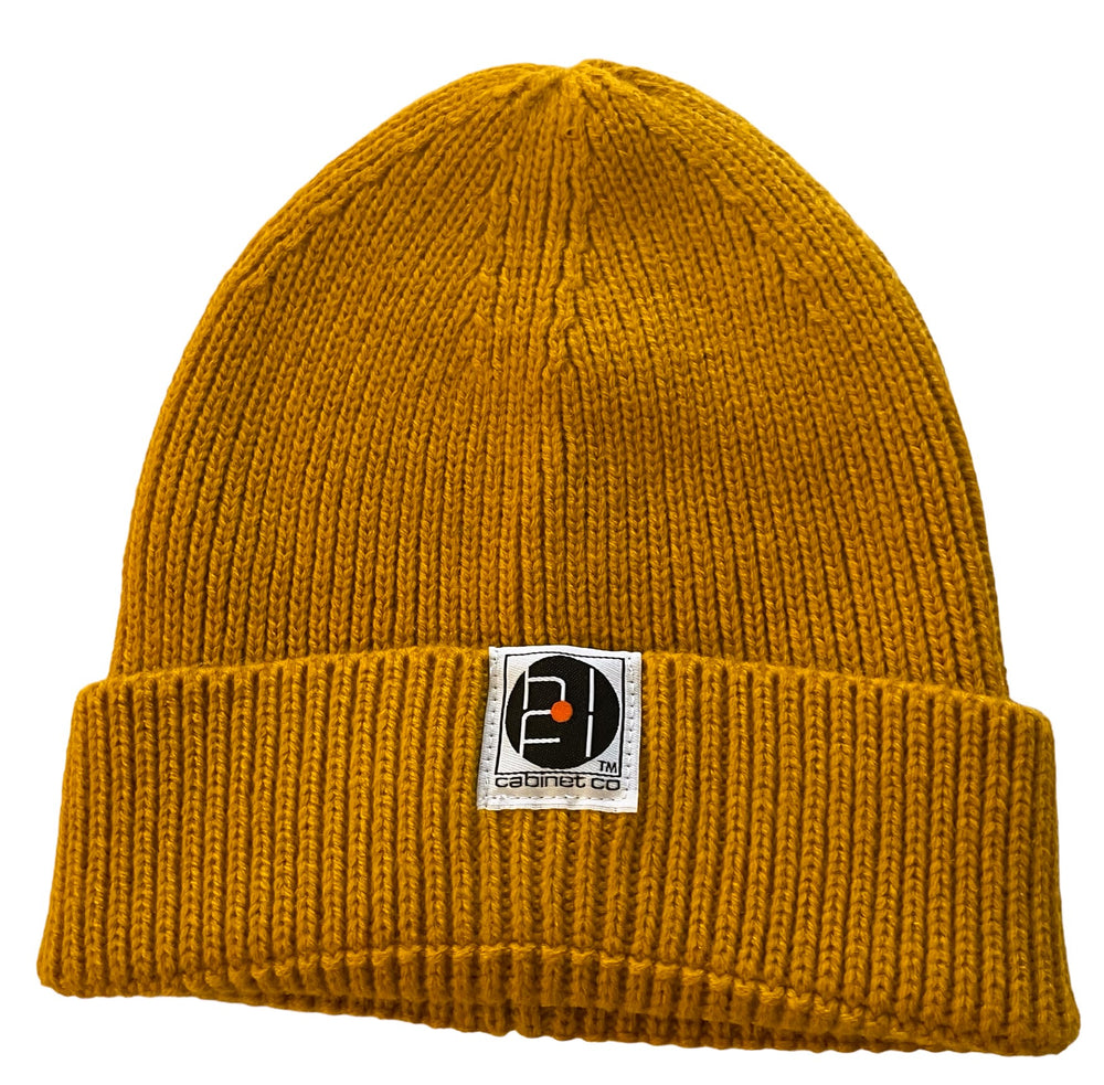 Beanie Made From Recycled Plastic Bottles - Mustard