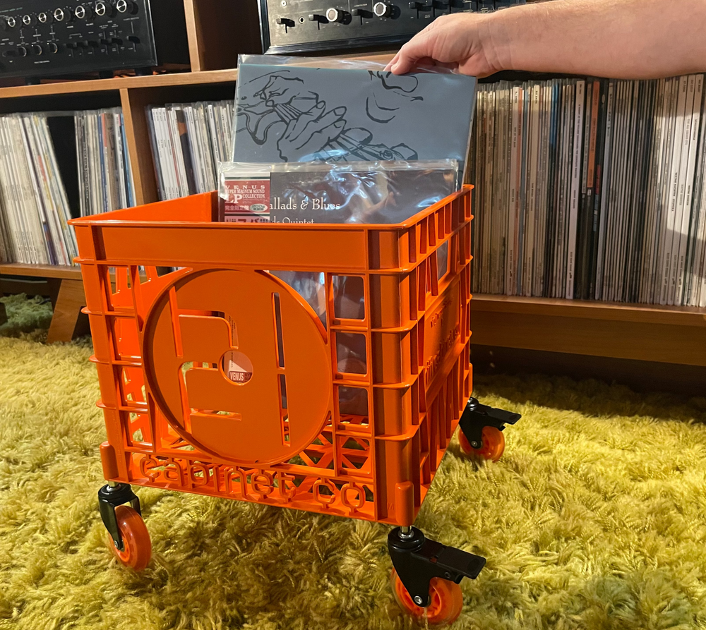 Clockwork Orange - Vinyl Record Storage Crate