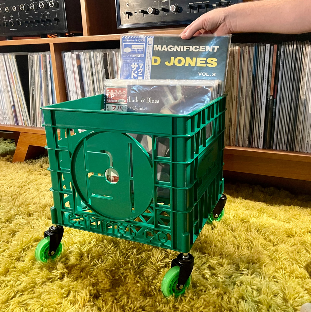 Day Green - Vinyl Record Storage Crate
