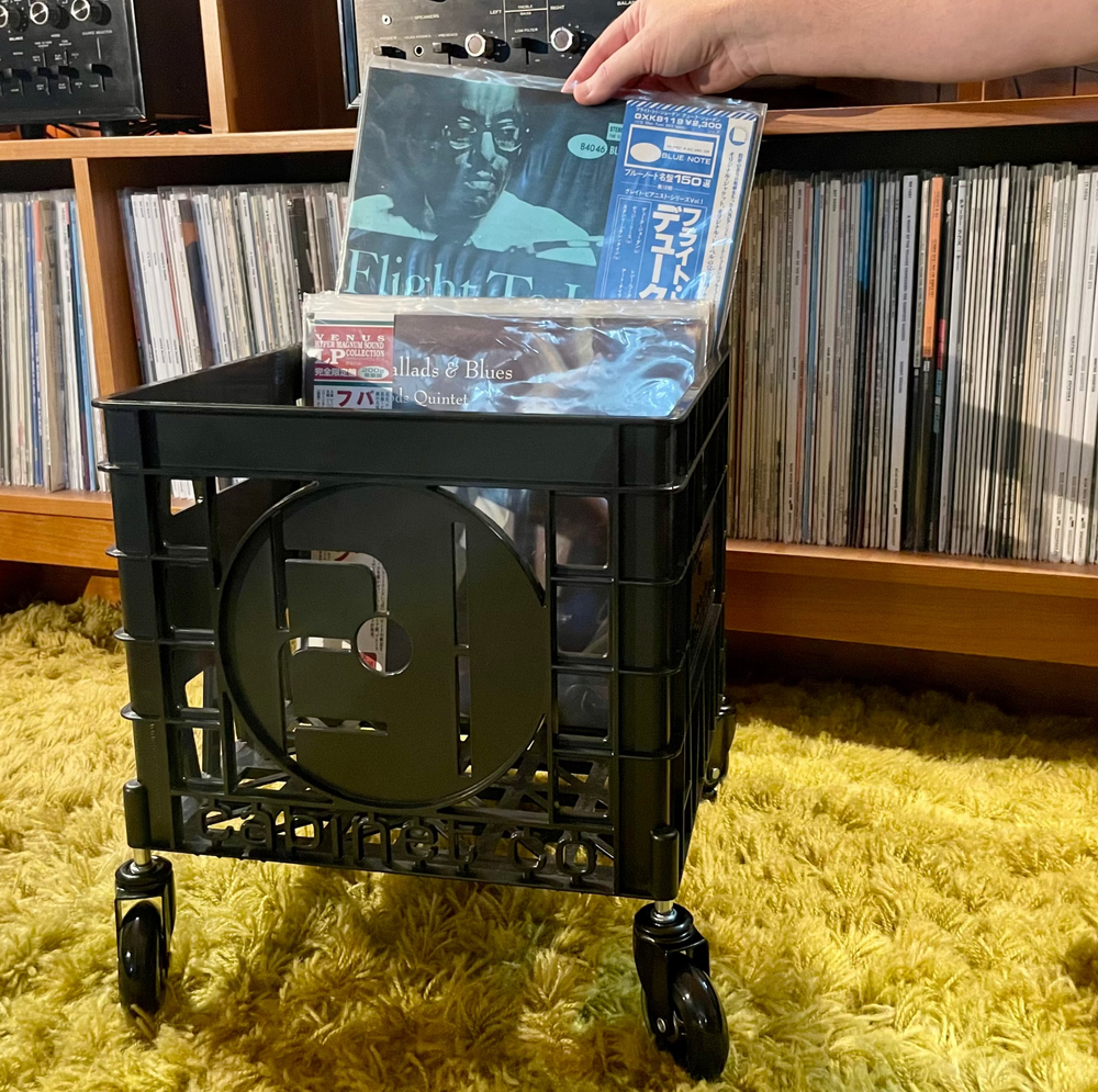 Noir Duke - Vinyl Record Storage Crate