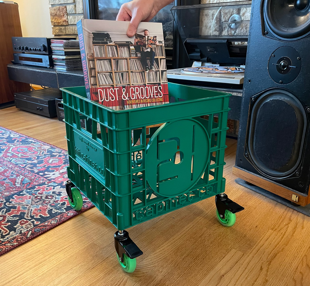 Day Green - Vinyl Record Storage Crate