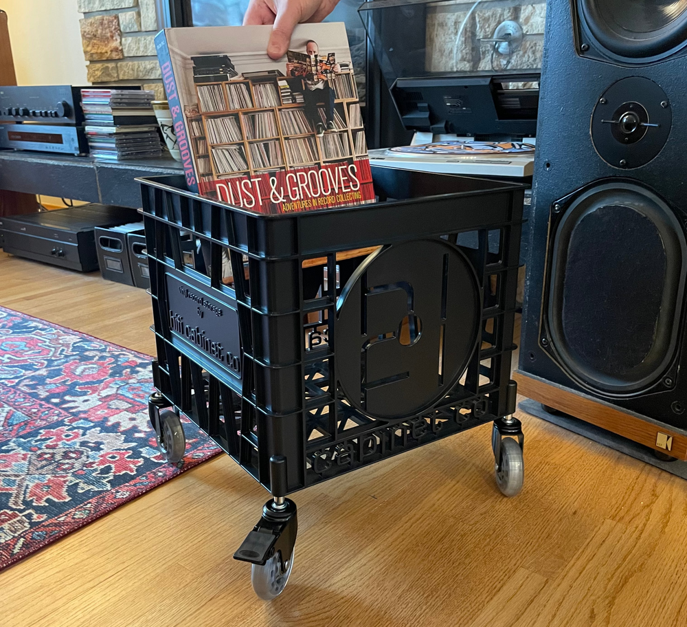 Noir Duke - Vinyl Record Storage Crate