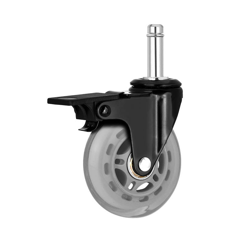 Silver Core Snap Set Locking Casters Wheels