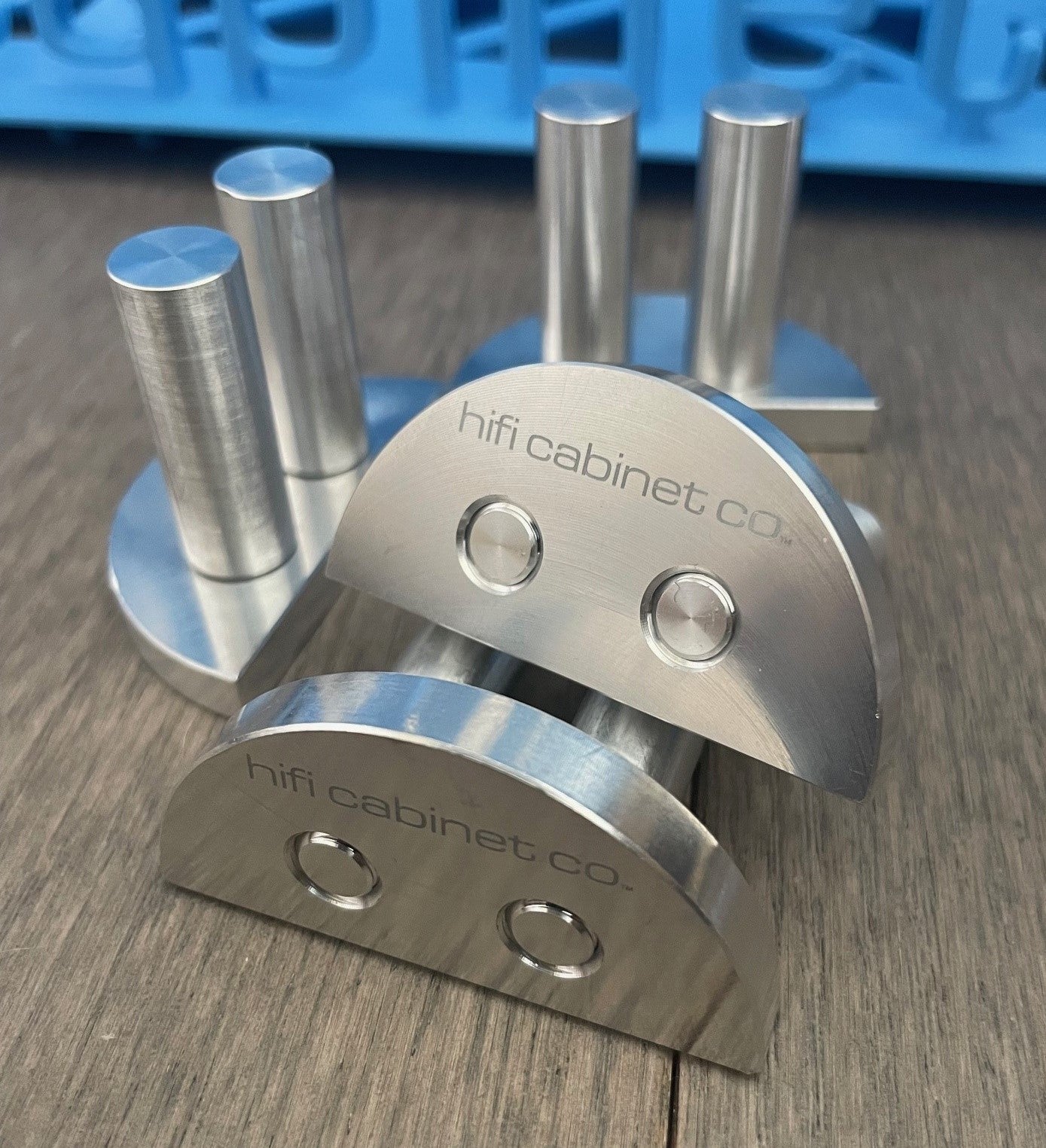 Aluminum Stacking Pins - 4 Pins Per Box – hifi cabinet co