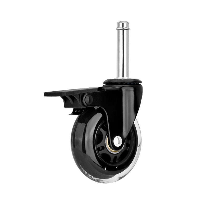 Snap Set Locking Casters Wheels- Noir Duke