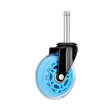 Blue caster wheels for Lp storage, crate moody blue fits 70lps and 70lb of lps.