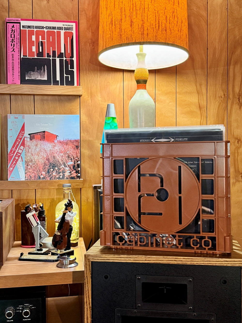Brown Sugar - Vinyl Record Storage Crate