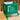 Injection molded vinyl record, Lp record, crate day green fits 70lps and caster wheels and measurements.