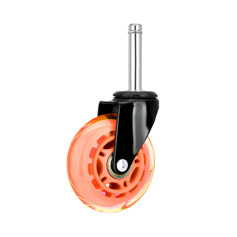 Snap Set Locking Casters Wheels- Clockwork Oranage