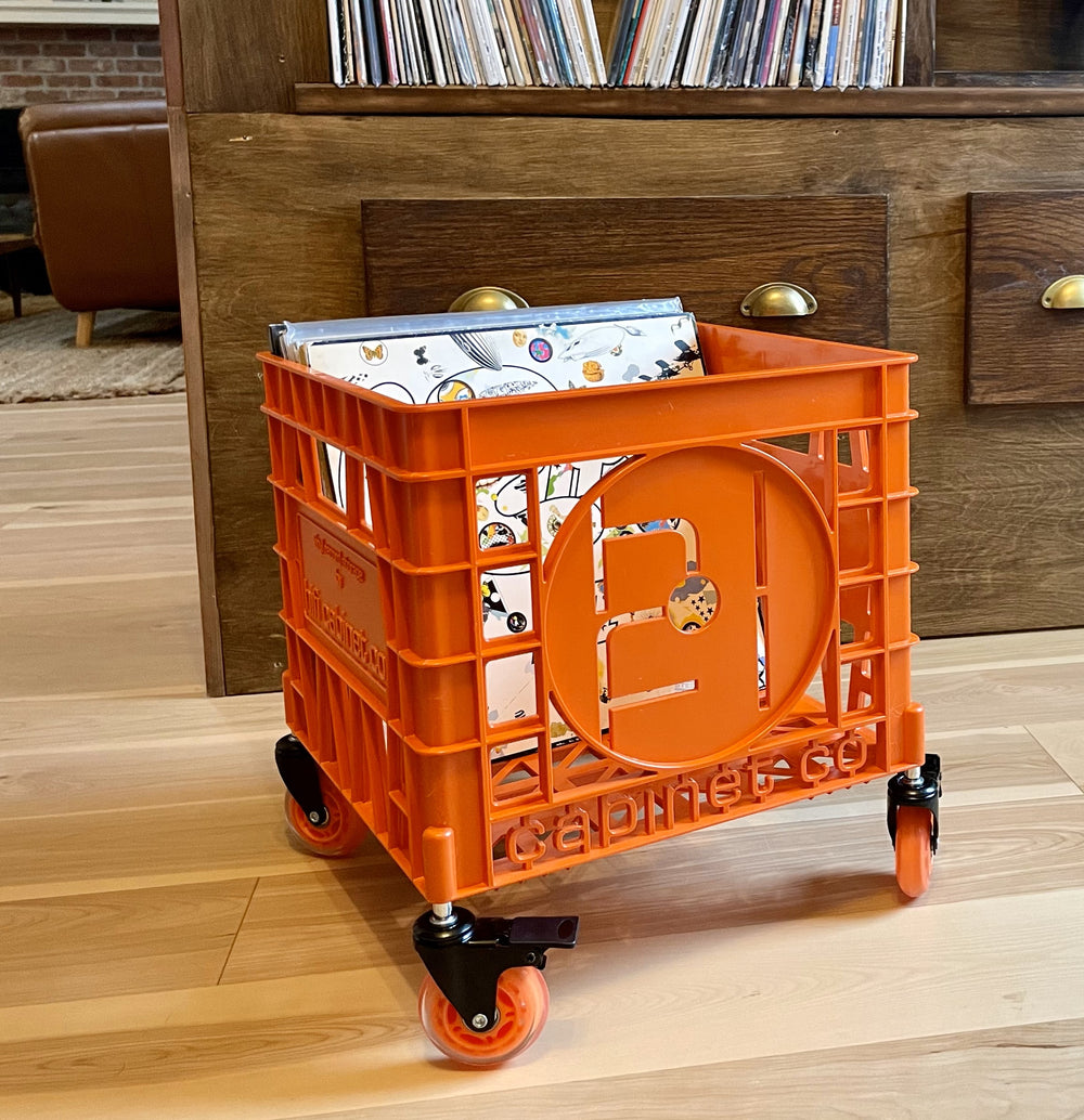 Vinyl Record Storage Crate - Clockwork Orange