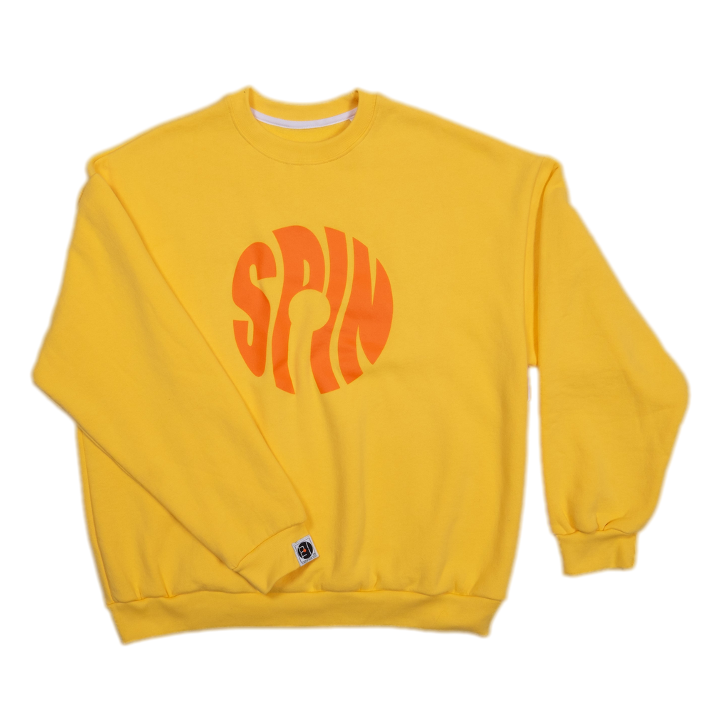 SPIN 100% Organic Cotton Fleece Crewneck Sweatshirt
