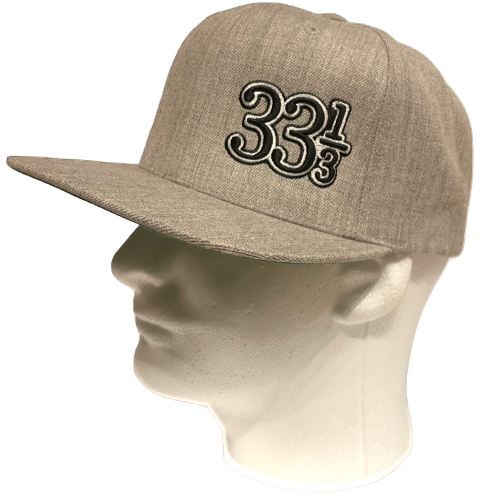 Sustainable 33 1/3 LP Cap Made From Recycled Plastic Bottles.