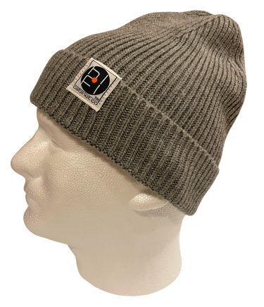 Stay Warm. Stay Spinning. Be Happy – Grey Beanie